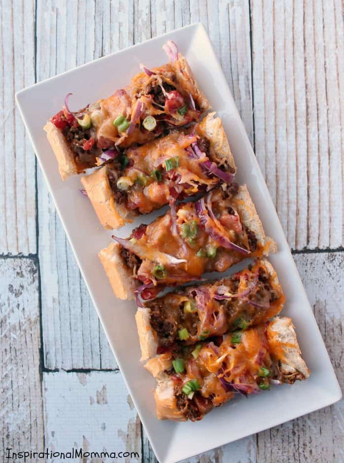 This Fiesta Taco Bread is a perfect choice for Mexican Night! Ready in only 30 minutes, your family will be amazed at just how delicious it is!