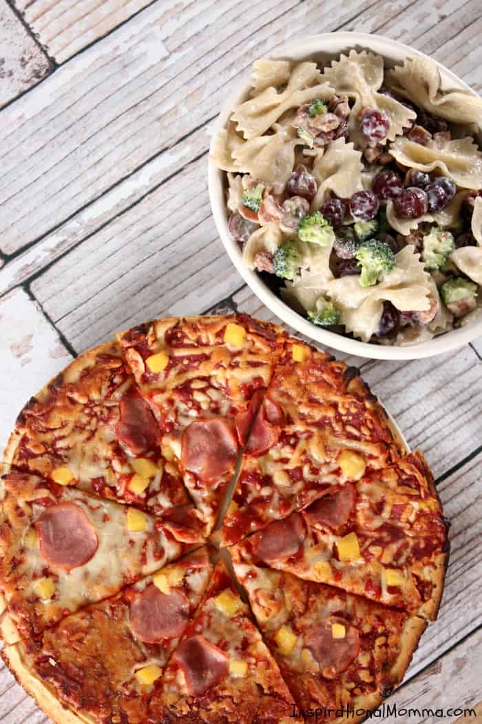 This Creamy Bacon & Broccoli Pasta is the perfect addition to any meal. Fresh, crunchy, and sweet! #TimelessPizza #CollectiveBias
