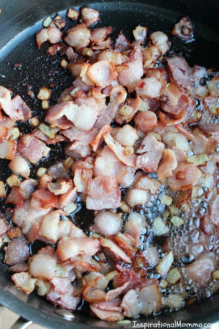 This Fresh and Sweet Garden Salad has a perfect combination of ingredients! Crisp lettuce, bacon, and onions smothered in a creamy, sweet sauce!