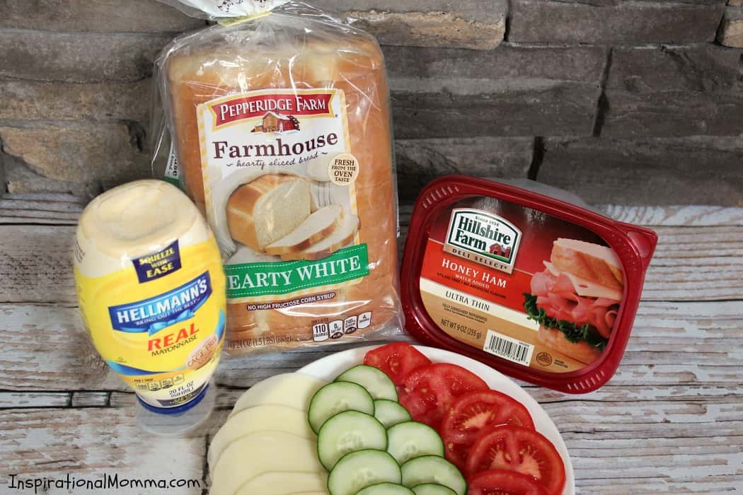 Make it fast and make it delicious! This Fresh Ham, Cucumber, & Tomato Sandwich is perfect on-the-go or at home! #SandwichWithTheBest