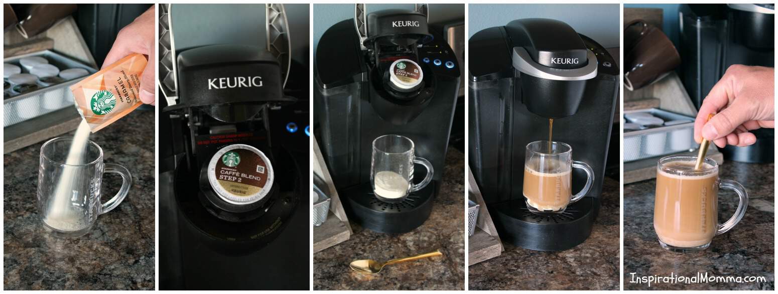 Make your own DIY Mug Rack with K-Cup® Storage! A beautiful addition to your kitchen that serves a great purpose for all of us coffee lovers!