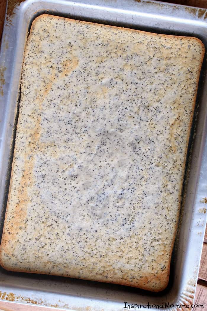 Homemade Poppy Seed Cake is moist with amazing flavor. An old family recipe that you will soon adopt! Topped with caramel frosting, it is sure to please!