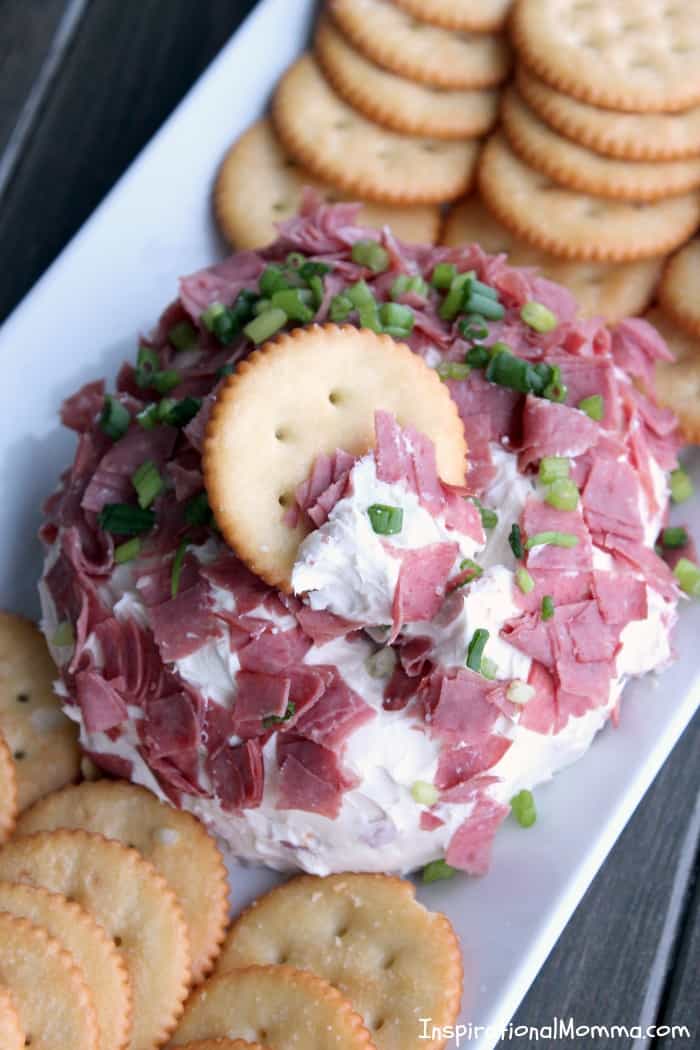 This 4-Ingredient Classic Cheese Ball is easy to make and even easier to enjoy! Your guests will immediately fall in love with this creamy appetizer!