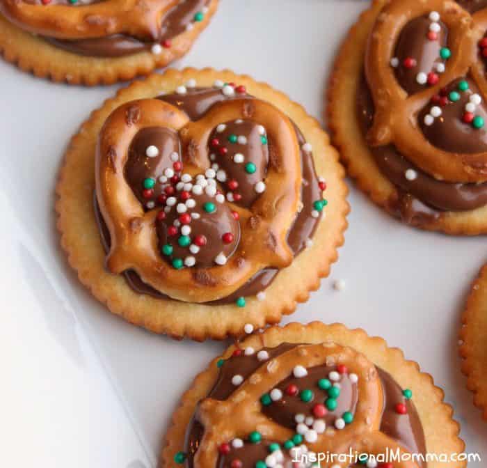 These Chocolate Caramel Pretzel Cracker Bites are sweet, salty, and oh-so-irresistible! They are easy to make and sure to please a crowd!