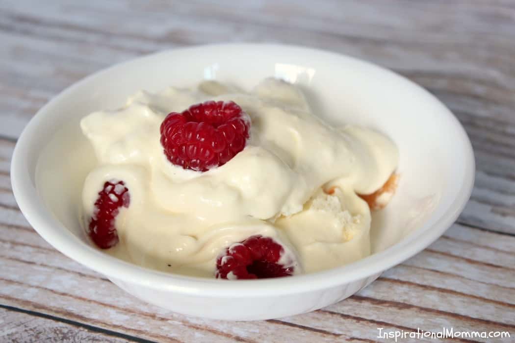 This Creamy Raspberry & Angel Food Trifle is not only easy to make, it is guaranteed to be a hit. Creamy, sweet, delicious layers... triple-threat!