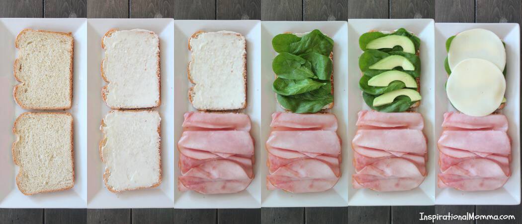 This Fresh Ham, Avocado & Spinach Sandwich is filled with amazing, crisp flavors! A delicious meal on-the-go that you will fall in love with!