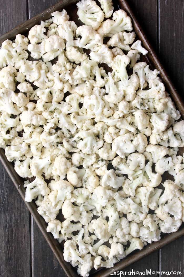 Roasted Parmesan Cauliflower - Roasted and seasoned to perfection, you will fall in love with the natural flavors of this healthy and nutritious side dish!