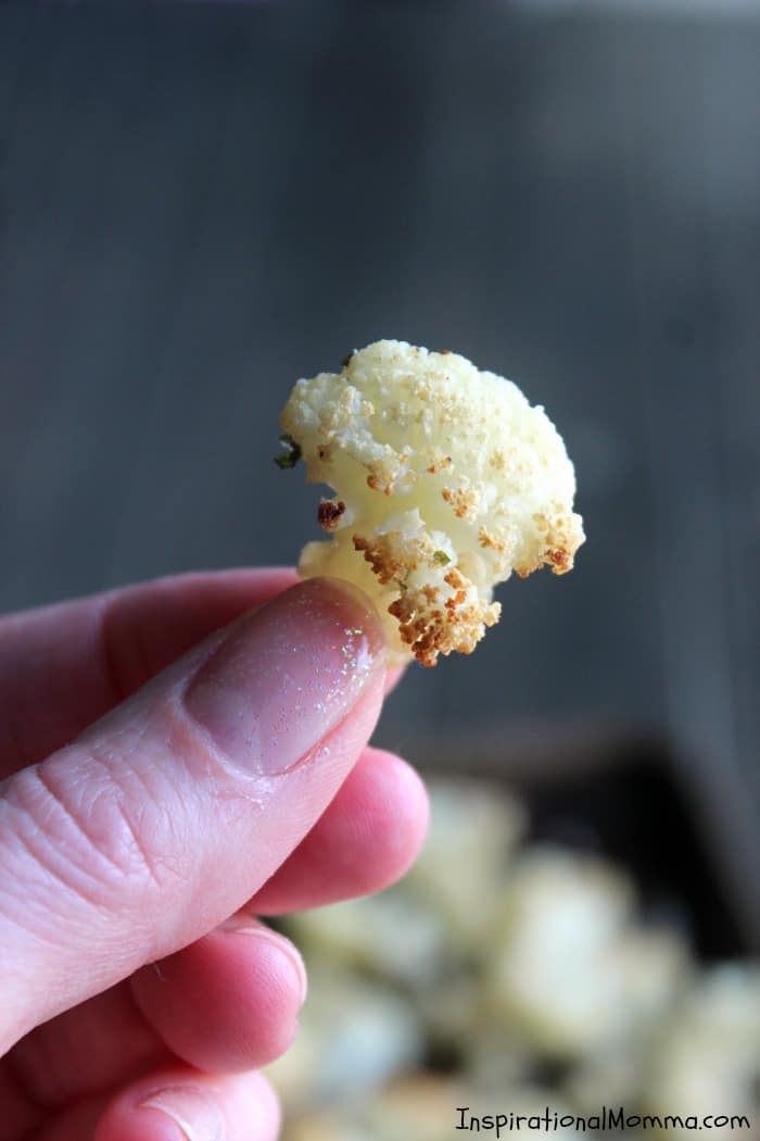 Roasted Parmesan Cauliflower - Roasted and seasoned to perfection, you will fall in love with the natural flavors of this healthy and nutritious side dish!
