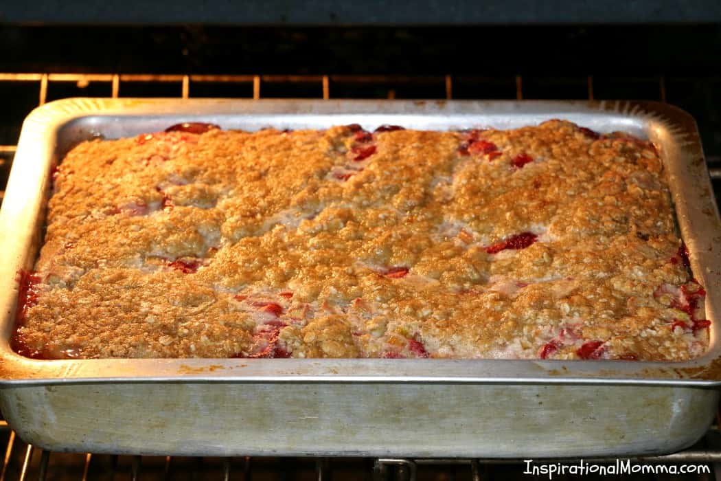 This Strawberry Rhubarb Custard Dessert is sweet perfection. The natural tartness of the rhubarb is matched perfectly to create an addictive dessert!