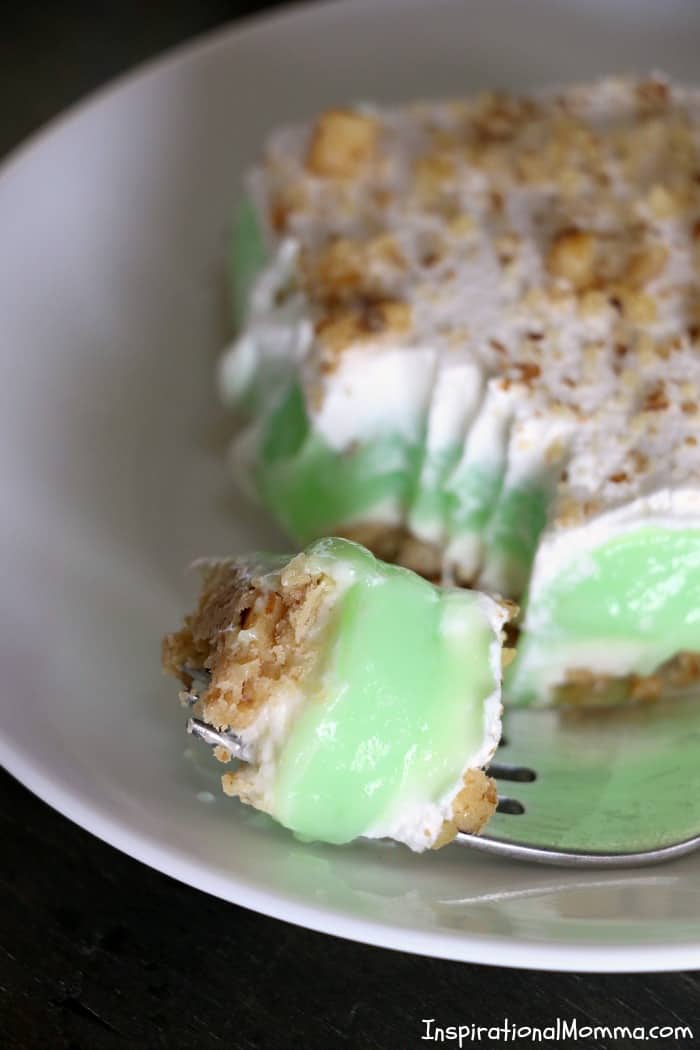 Pistachio Pudding Lush Dessert has a perfect crust topped with sweet, creamy, flavorful layers! It's perfect for your holiday gathering or just because!