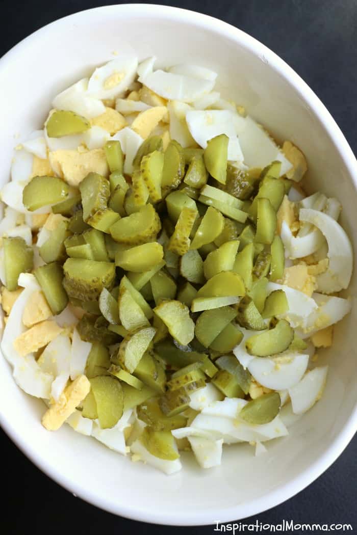 3-Ingredient Simple Egg Salad is quick and easy while having a perfect combination of delicious flavors. A great lunch, snack, or appetizer.