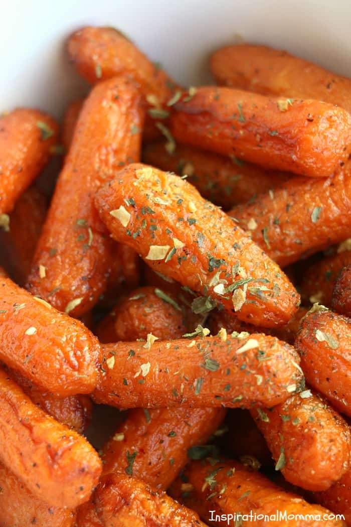 Air Fryer Brown Sugar Roasted Carrots are packed with delicious flavors! They are a tasty, easy vegetable side dish that will pair with any meal.