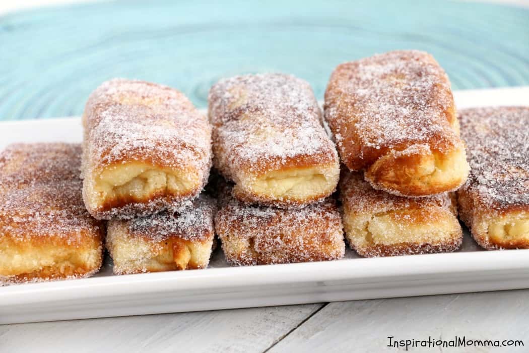 This Peanut Butter and Jelly Roll Up Recipe is a fun twist on a classic snack. A crispy, delicious roll filled with sweet, creamy peanut butter and jelly!