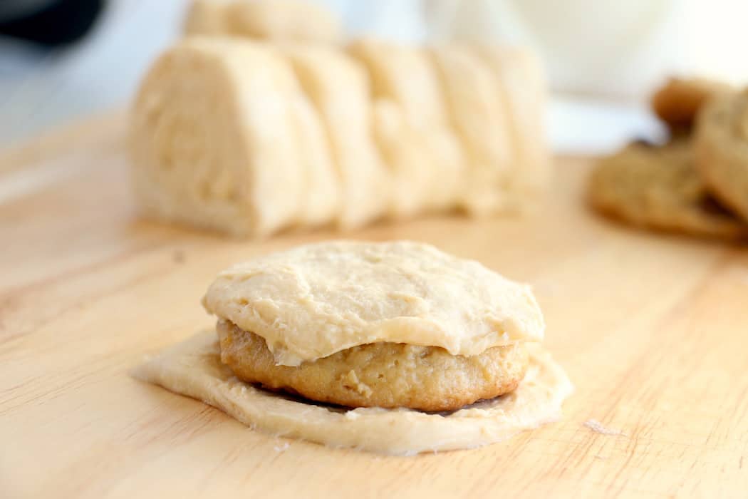 Air Fryer Fried Chewy Chocolate Chip Cookies are a sweet, delicous reason to love your air fryer. Crispy on the outside, warm and chewy on the inside. #inspirationalmomma #airfryer #chewychocolatechipcookies #chocolatechips #cookies #fried #dessert #desserts #recipe