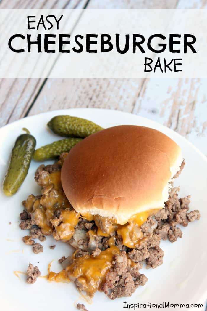 With only 3 main ingredients, this Easy Cheeseburger Bake takes just 30 minutes to make and is a delicious twist on a favorite meal.