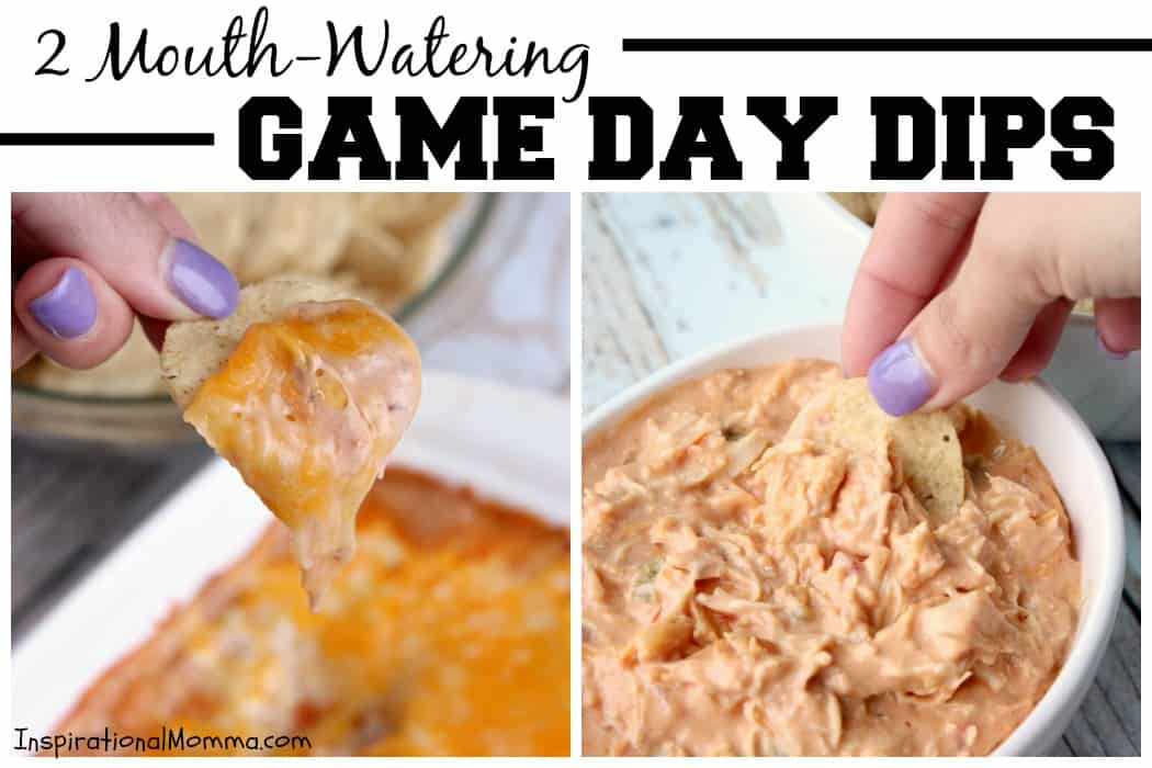 It's game day! Whip up these Mouth-Watering Game Day Dips in no time and you'll be sure to impress your guests! #MakeGameTimeSaucy