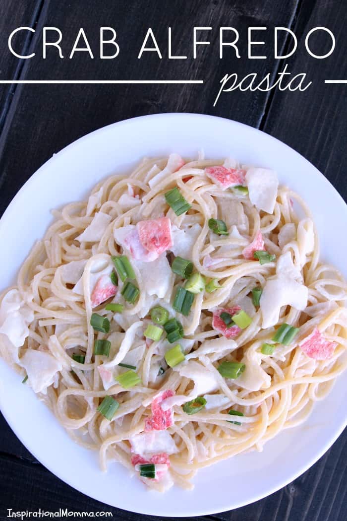 Crab Alfredo Pasta