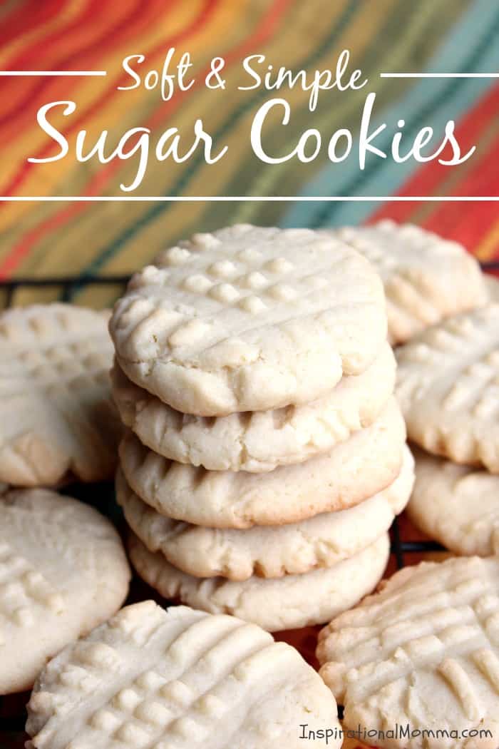 Soft & Simple Sugar Cookies will quickly be added to your "favorites" list! They are easy to make and sure to satisfy everyone!