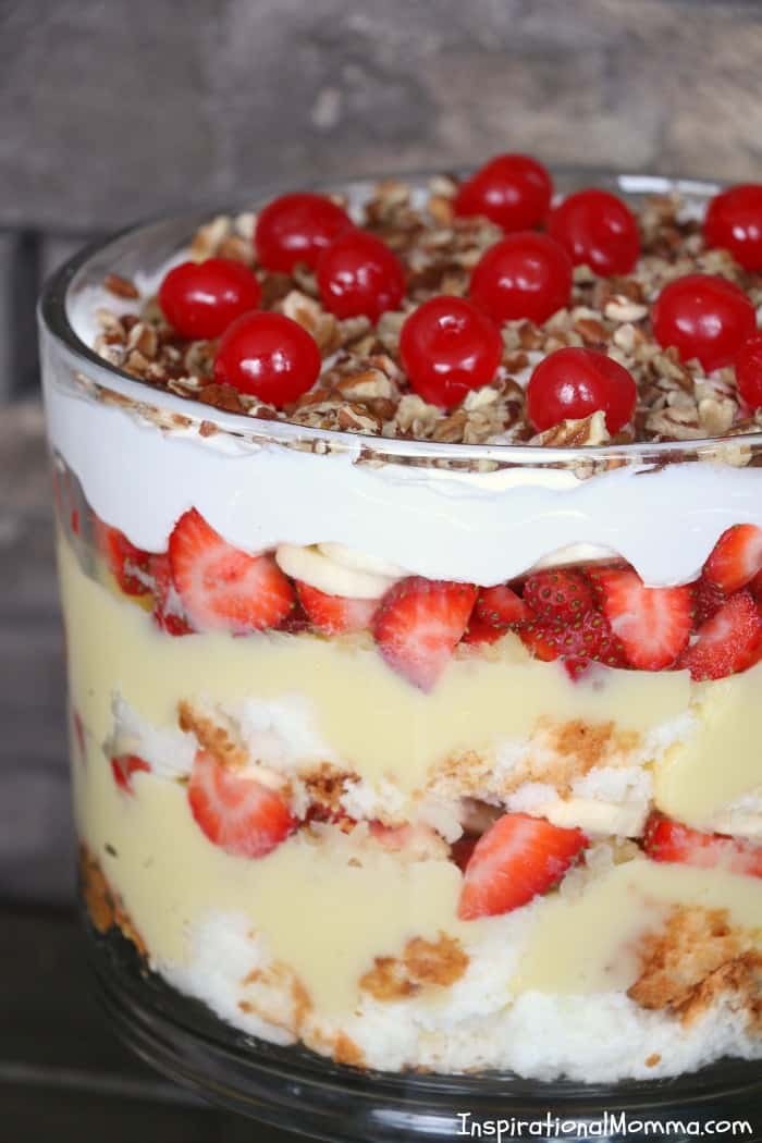 Creamy Dreamy Banana Split Trifle