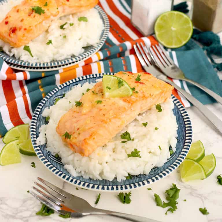 Baked Salmon with Mayonnaise